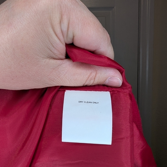 Sag Harbor Women's Wool Jacket 18W Red Career Profession Classic Blazer NWT! - Picture 4 of 6